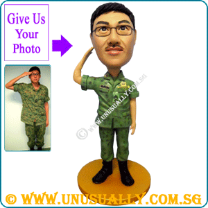 Full Customized 3D Army Figurine